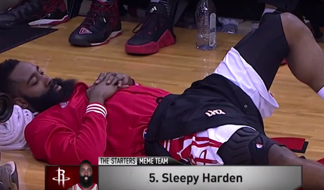 Le bêtisier de la semaine : Harden tape une sieste, Drake fait des siennes !