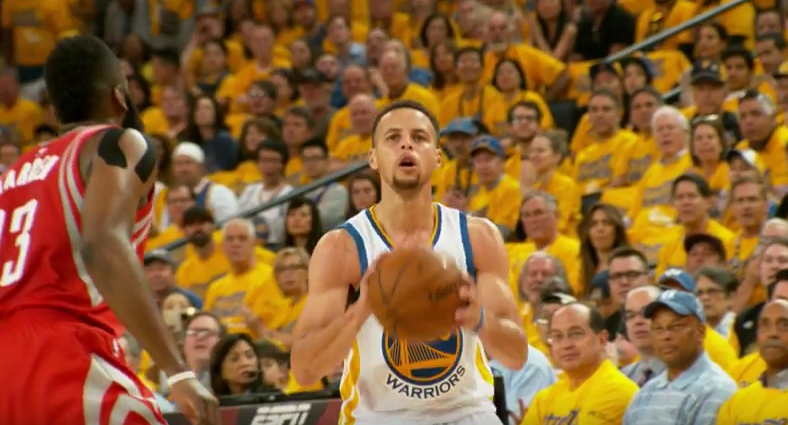 Perf : Le carton de Stephen Curry face à Houston (24 points en 20 minutes)