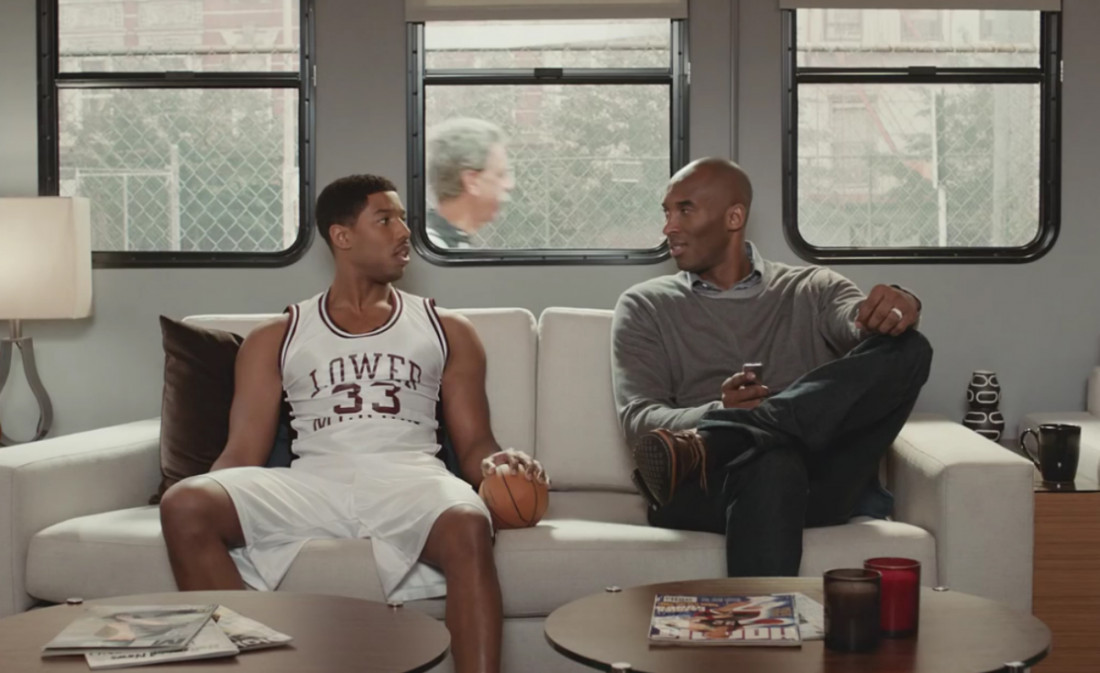 Fun : Kobe Bryant moqué par Michael B. Jordan pour une pub