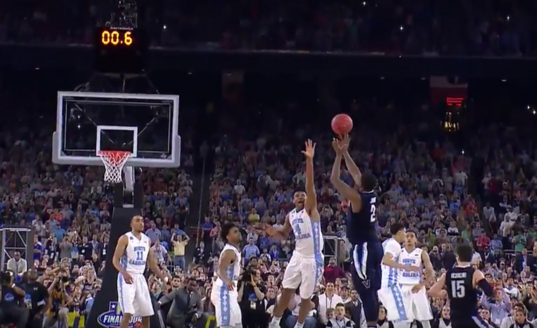 Le shoot de légende de Kris Jenkins au buzzer