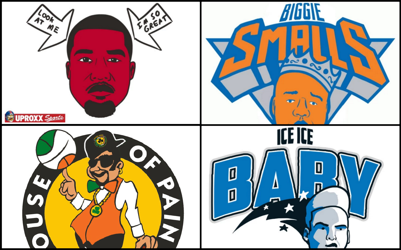 Les logos NBA remasterisés à la sauce hip-hop