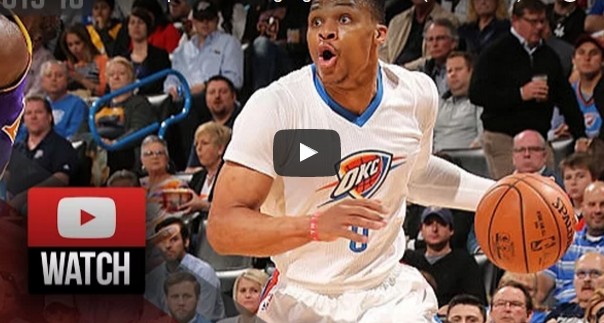 Perf : Russell Westbrook signe un triple-double… en une mi-temps !