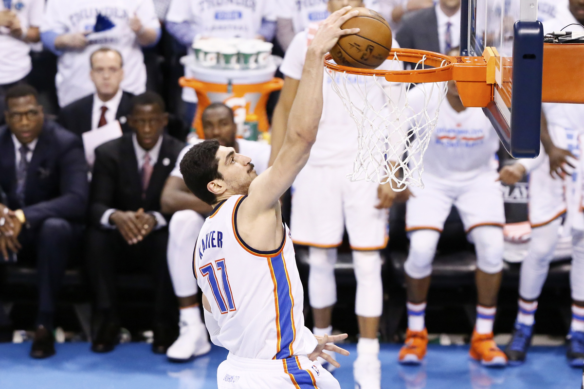 Bousculé, OKC vient à bout du Barça grâce à Enes Kanter