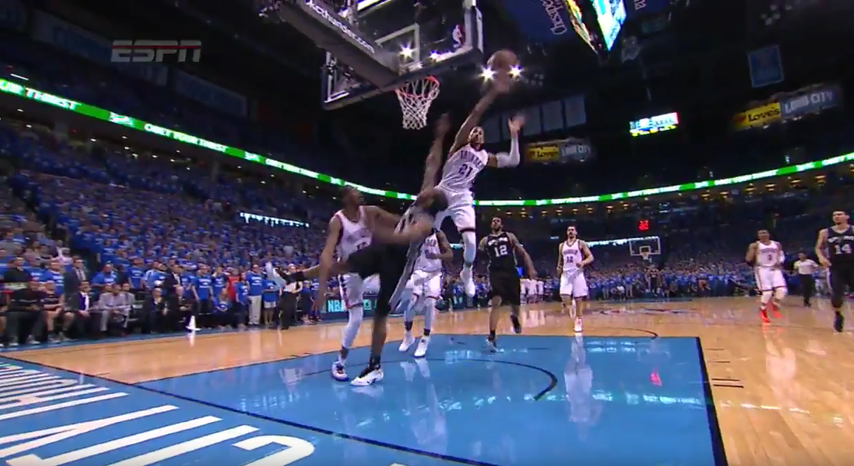 Andre Roberson dit non à Kawhi Leonard