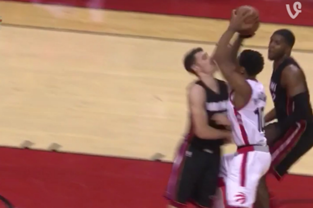 Goran Dragic se fait exploser la lèvre par DeMar DeRozan