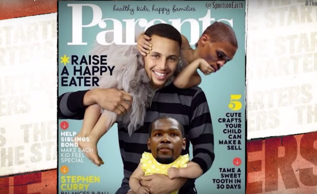 Bêtisier de la semaine : Stephen Curry, le papa de l’Oklahoma City Thunder