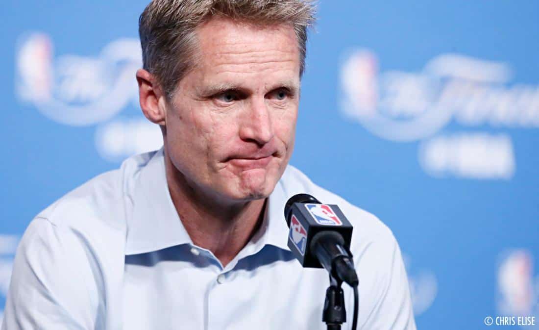 Steve Kerr n’est toujours pas en état de coacher