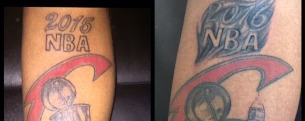 WTF : Un fan des Cavs avait annoncé le titre… sur un tatoo