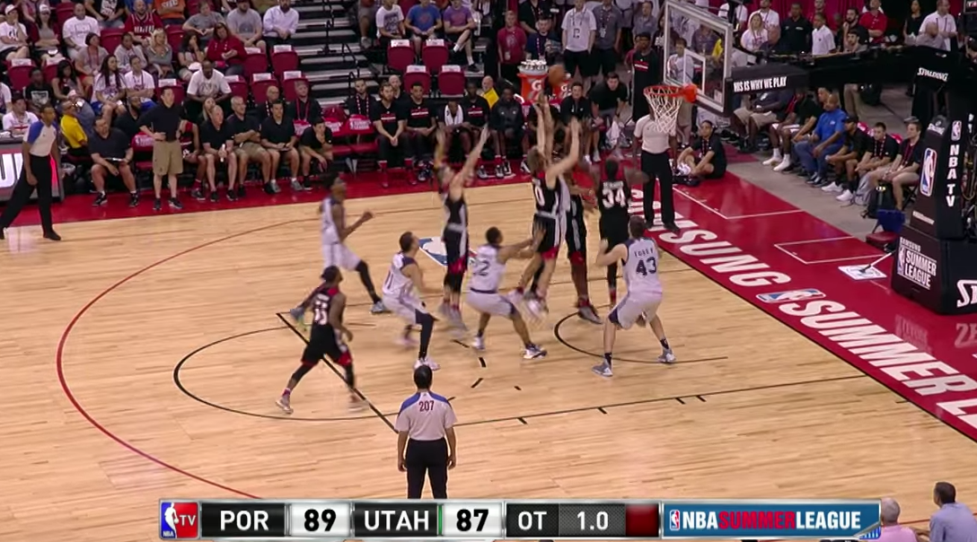 La fin de match folle entre Portland et Utah en Summer League