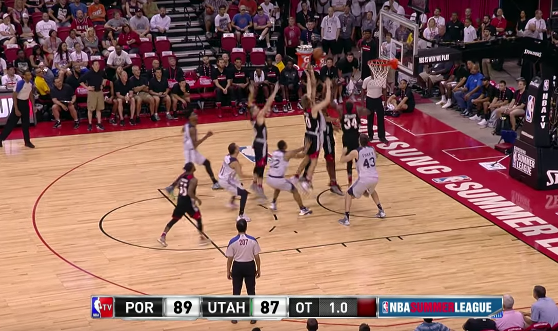 La fin de match folle entre Portland et Utah en Summer League