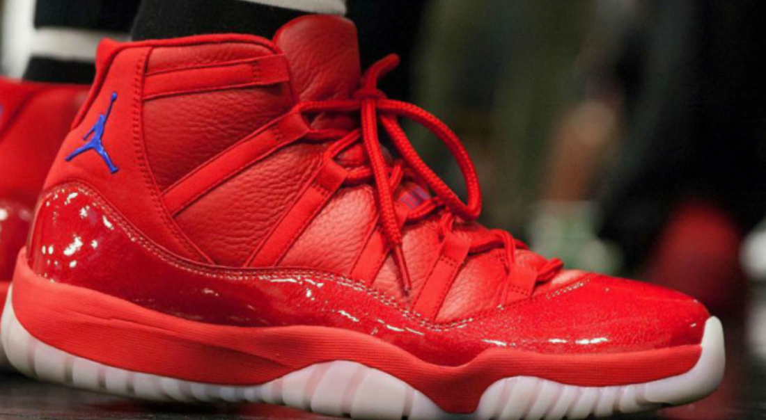 Chris Paul et ses Air Jordan 11 aux couleurs des Clippers