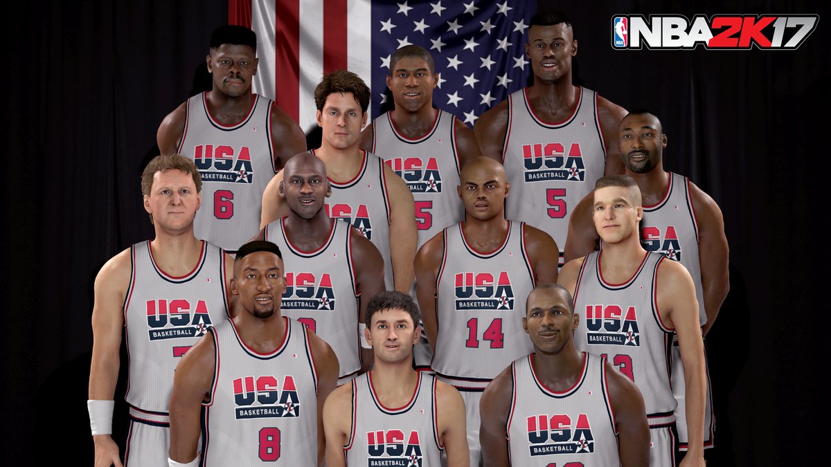 Des premières images de Team USA et de la Dream Team dans NBA 2K