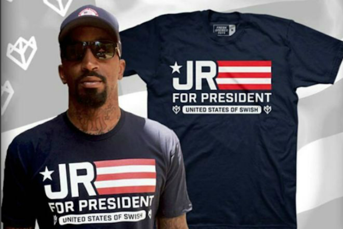 JR Smith, le T-Shirt de sa campagne pour la présidence