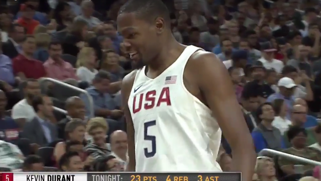 Wow : Kevin Durant prend feu dans le 4ème quart-temps !