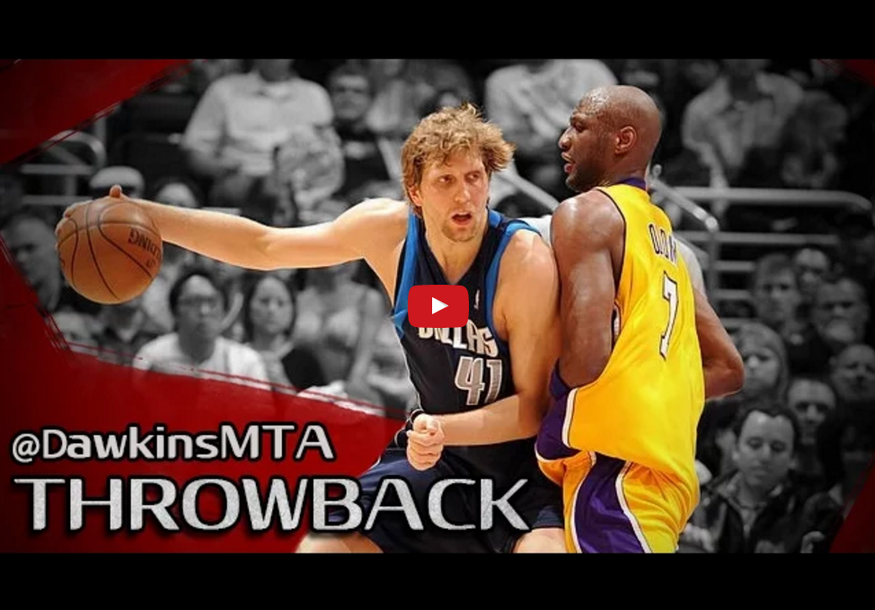 Quand Lamar Odom menait la vie dure à Dirk Nowitzki