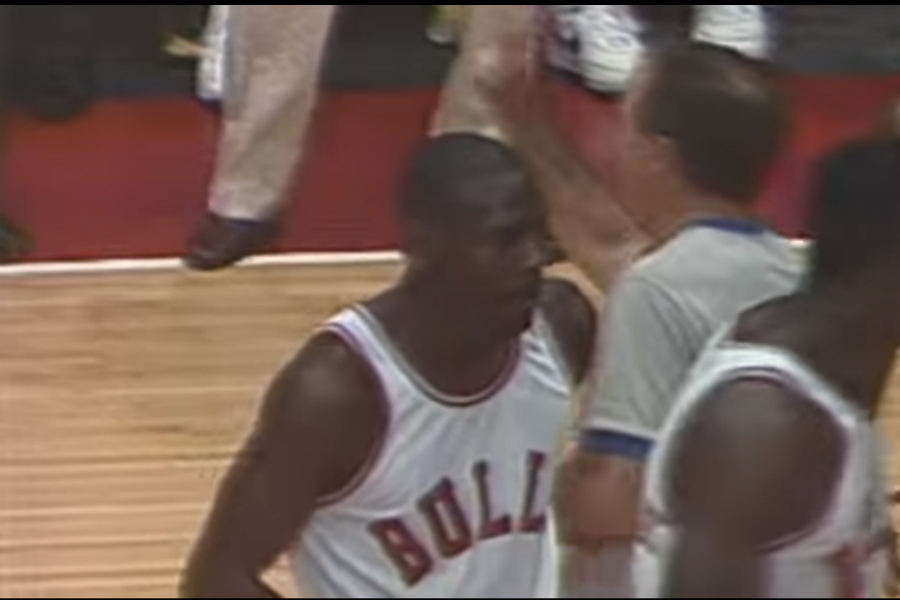 Le premier match de Michael Jordan en NBA
