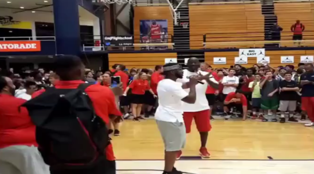 Défié par Chris Paul, Michael Jordan enchaîne les paniers !