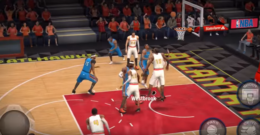 NBA Live Mobile, la nouvelle appli pour les gamers mordus de NBA