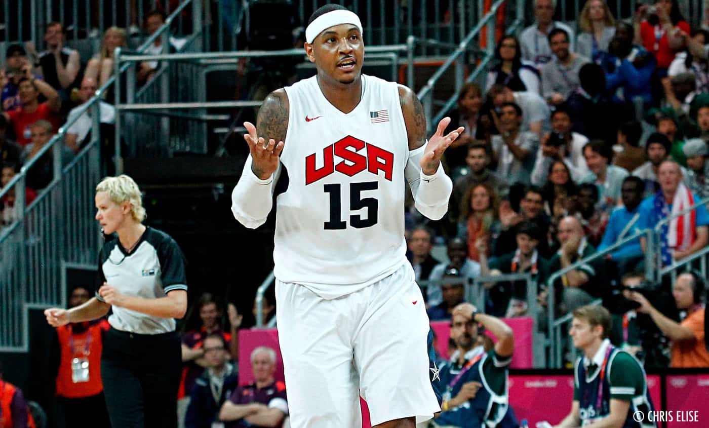 Carmelo Anthony, Kendrick Perkins milite pour sa présence avec Team USA