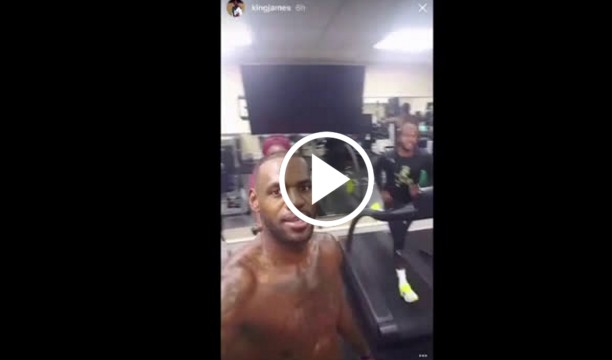 Vidéo : LeBron James est une bête de travail !