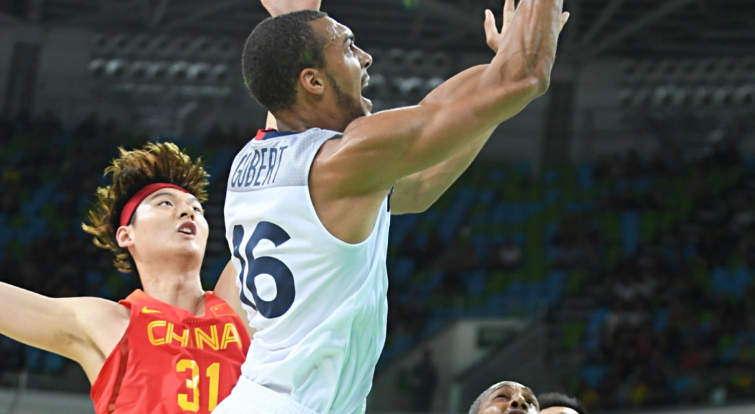 Rudy Gobert vise haut pour la coupe du monde