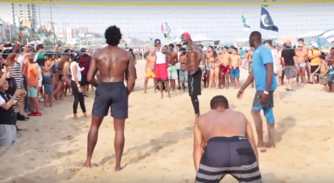 Team USA teste le beach-volley à Copacabana !