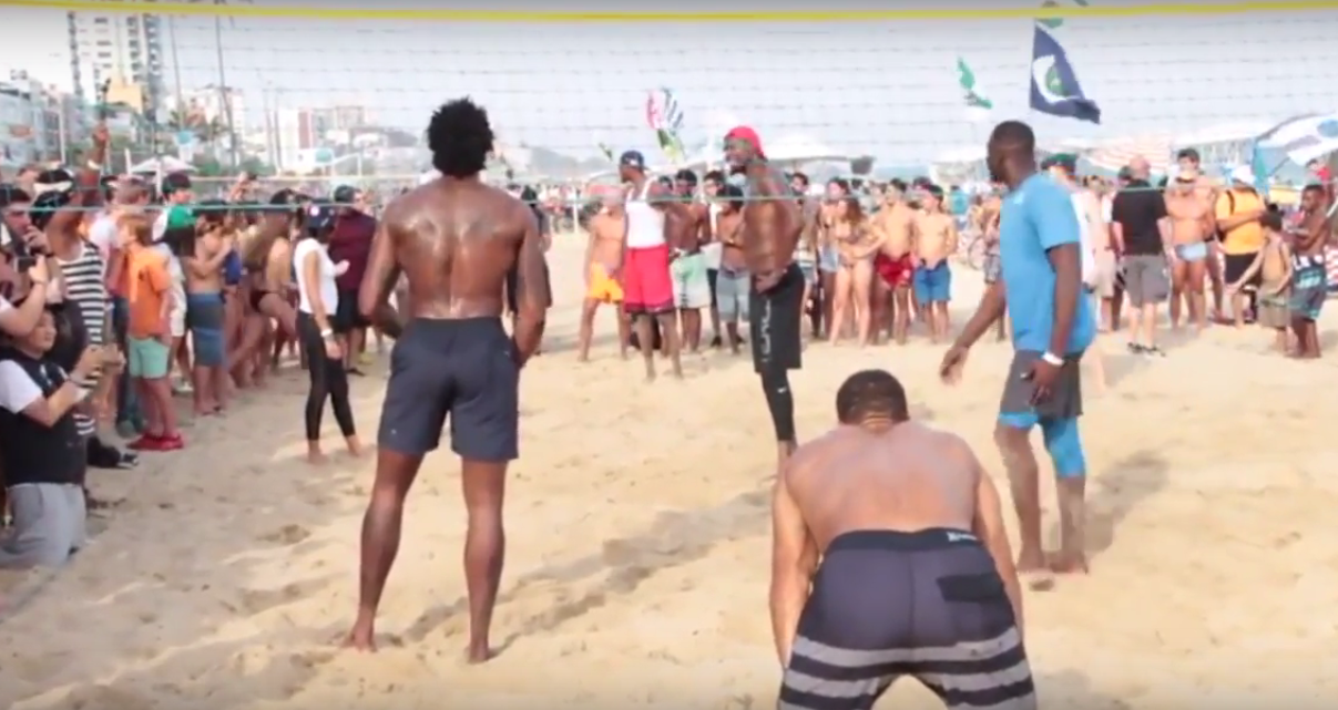 Team USA teste le beach-volley à Copacabana !