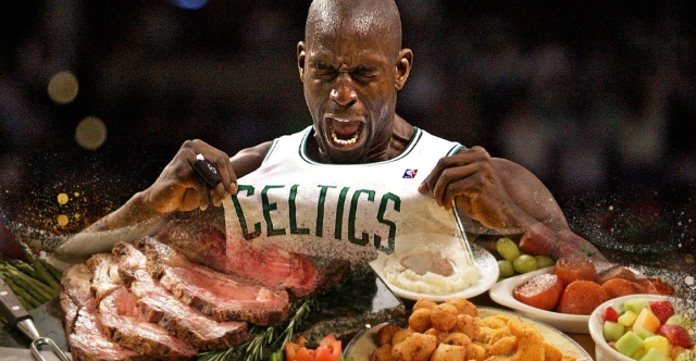 Kevin Garnett ne rigolait pas DU TOUT avec la bouffe !