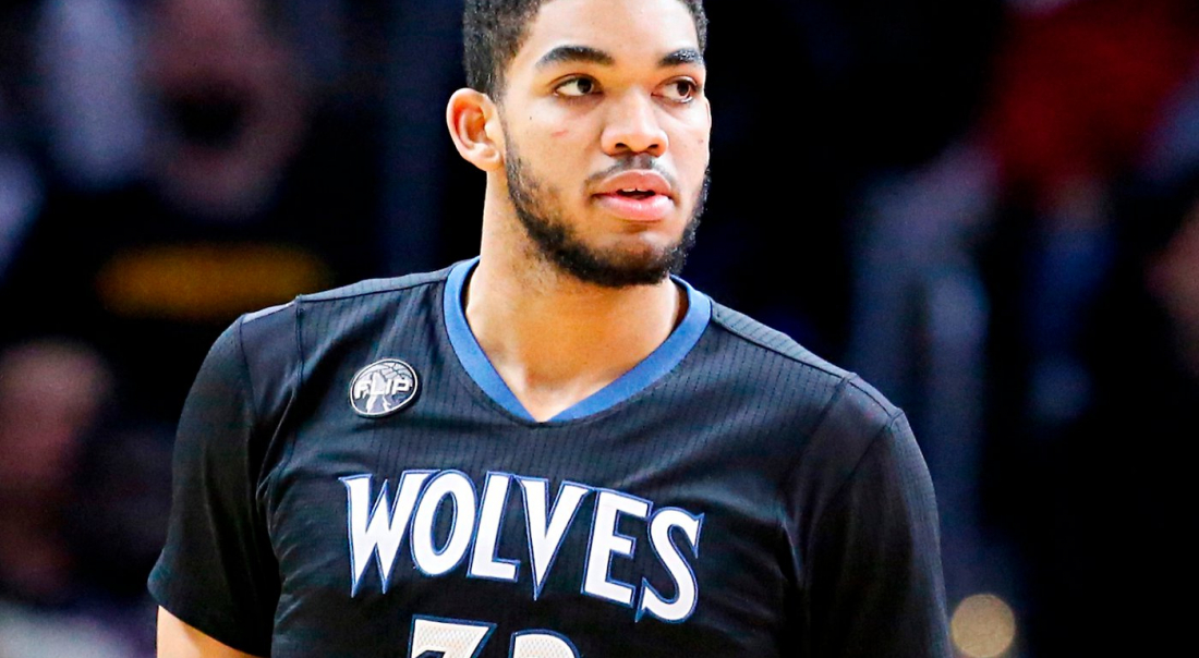 Karl-Anthony Towns tout fier de sa note dans 2K18