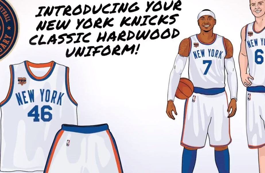 Knicks : Un maillot rétro pour les 70 ans de la franchise