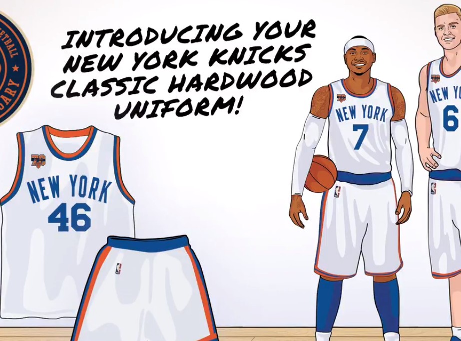 Knicks : Un maillot rétro pour les 70 ans de la franchise