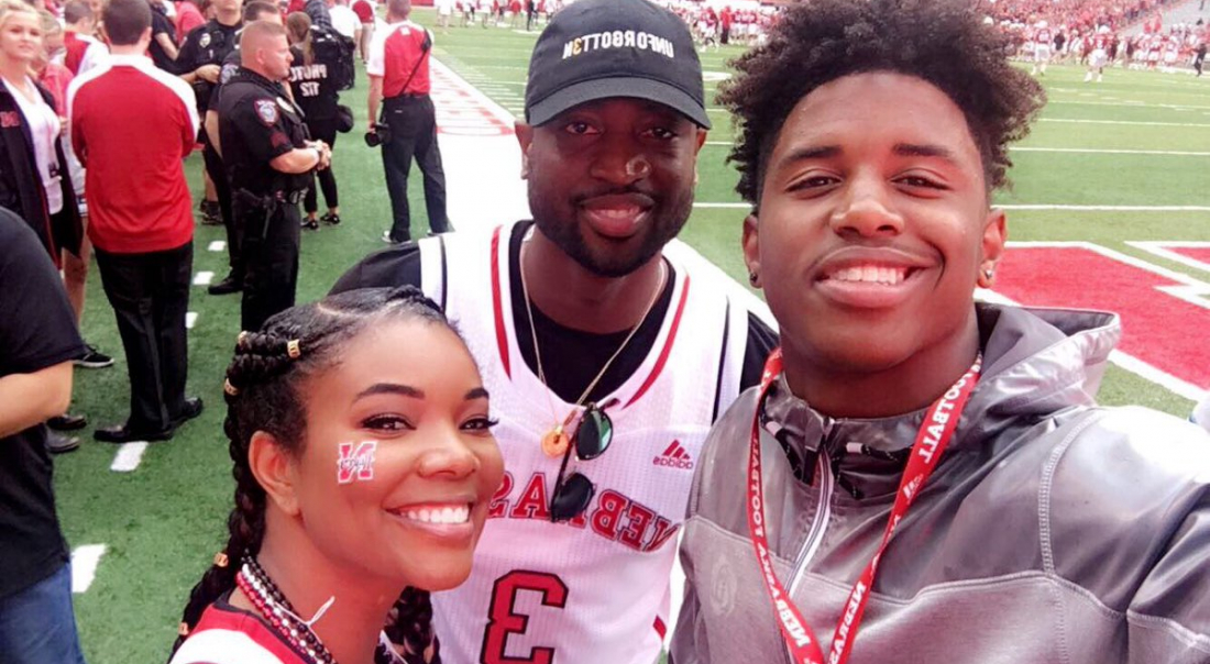 Des jeunes recrues universitaires traînent avec Dwyane Wade (et Gabrielle Union)