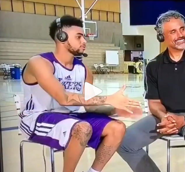 Quand Rick Fox met un énorme vent à D’Angelo Russell