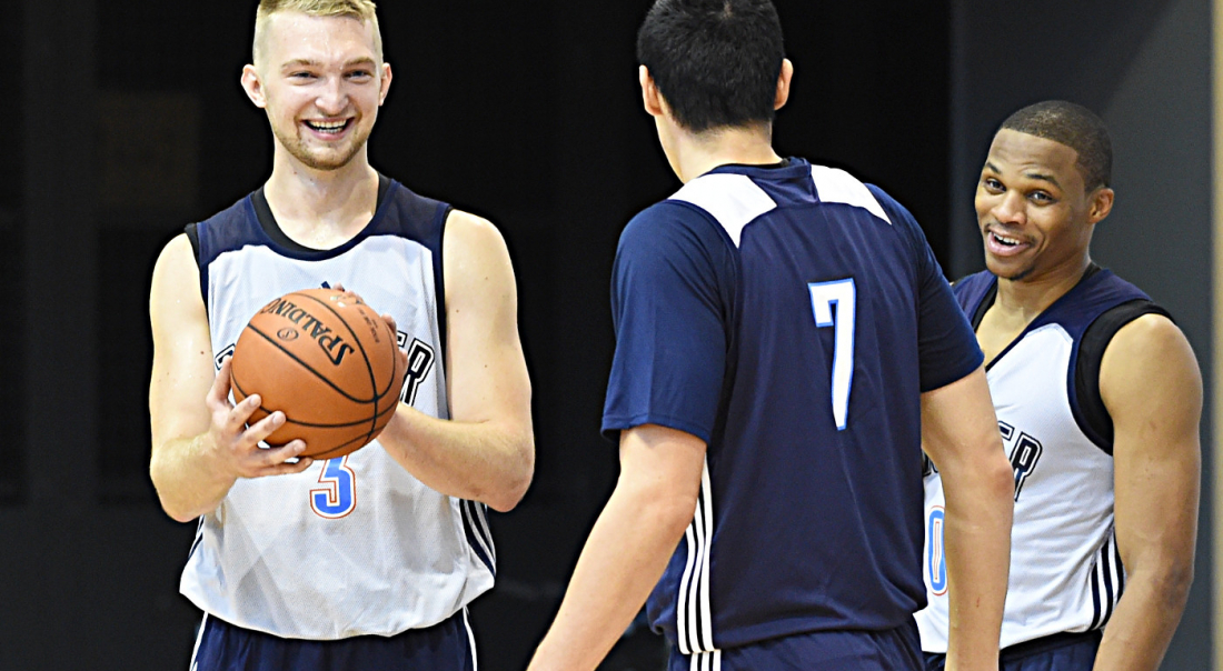 Domantas Sabonis : « C’est génial de pouvoir suivre mon père en NBA »