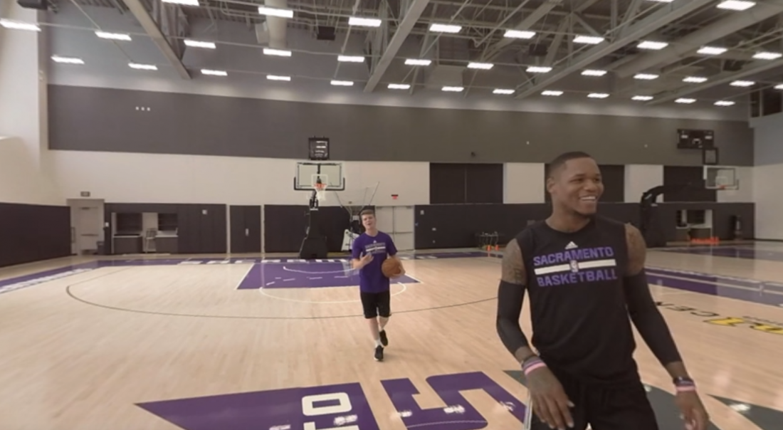 Ben McLemore défié dans un concours de shoots hard