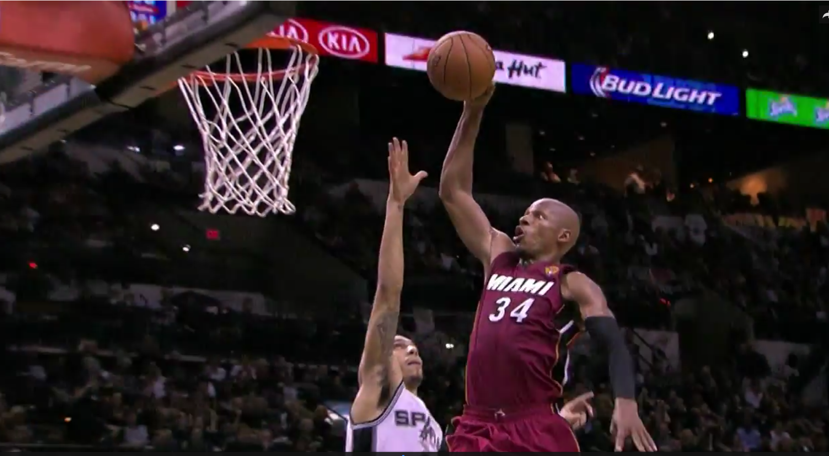 Ray Allen était aussi un super dunkeur !