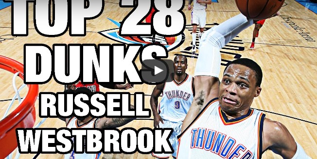 Explosif : Les plus gros dunks en carrière de Russell Westbrook !