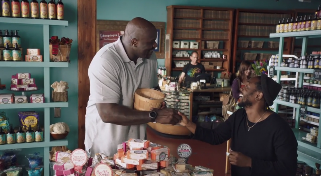 Shaq et Kendrick Lamar partenaires de shopping… pour du savon