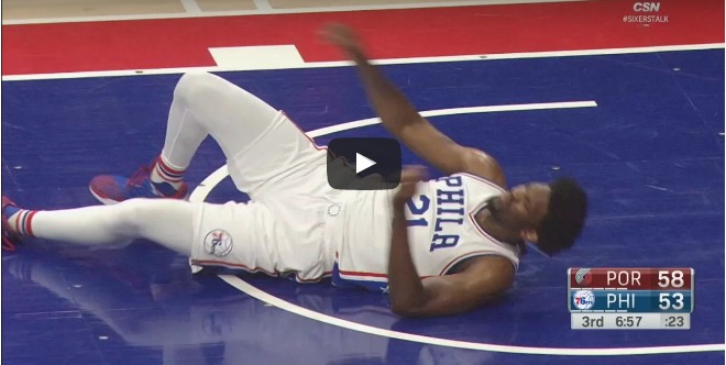Plus de peur que de mal pour Joel Embiid ?