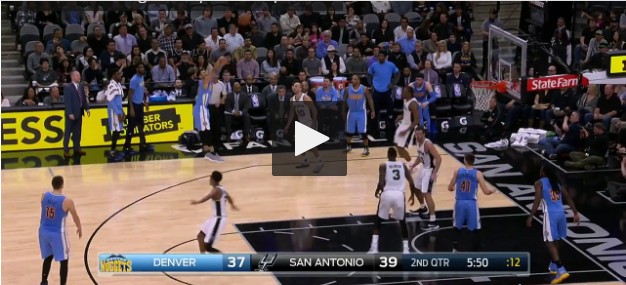 Génial : Manu Ginobili signe une passe somptueuse