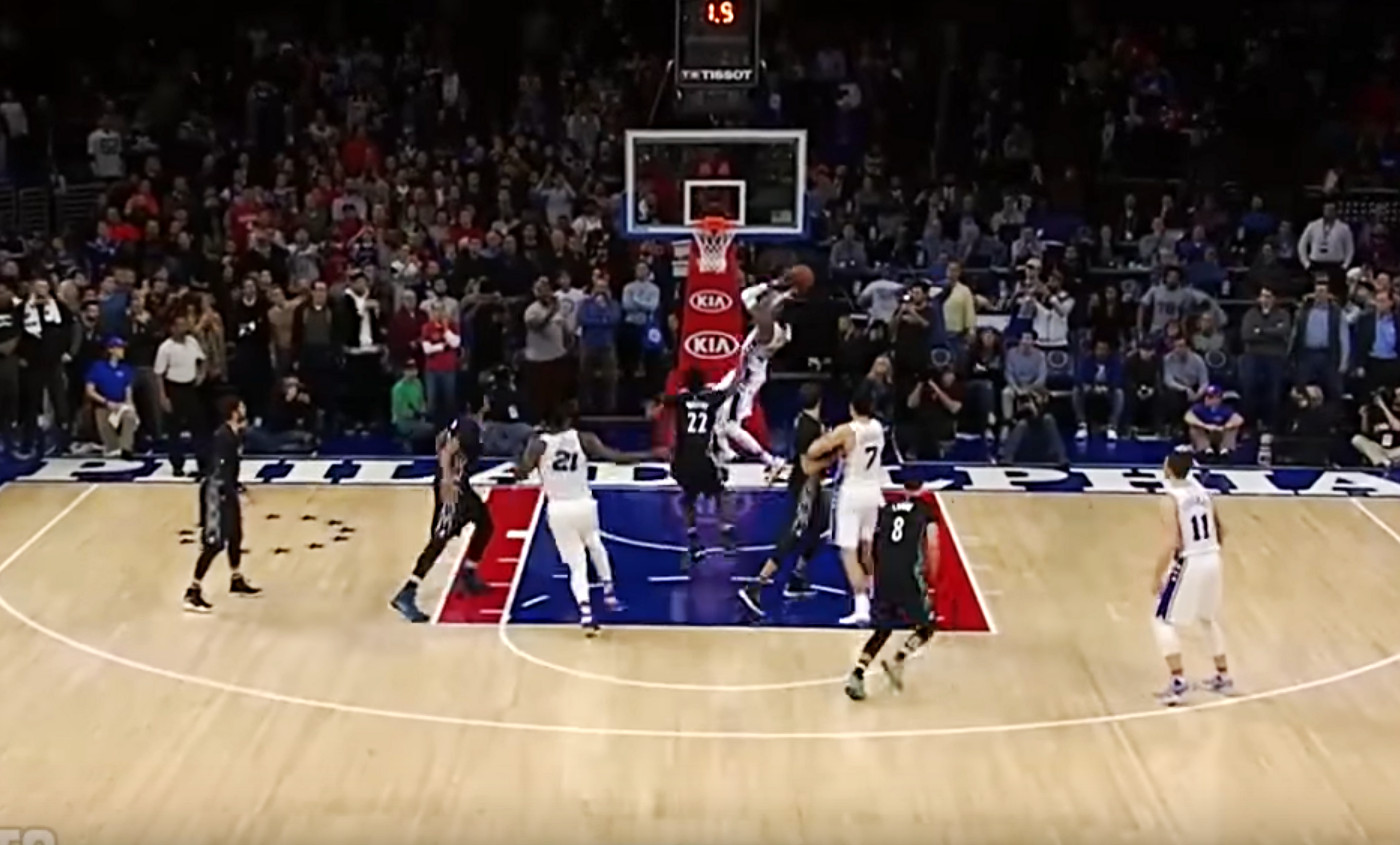 Quand Robert Covington rentre un game winner de cascadeur