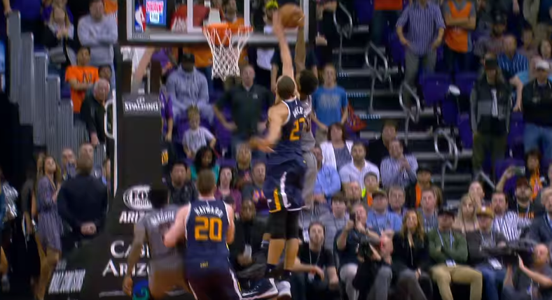 Rudy Gobert, un superbe block pour donner la victoire au Jazz