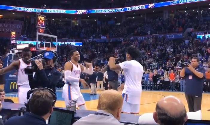 Russell Westbrook a retrouvé son partenaire de danse !