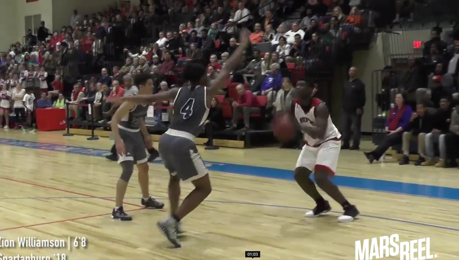 Zion Williamson est le lycéen le plus flippant du moment