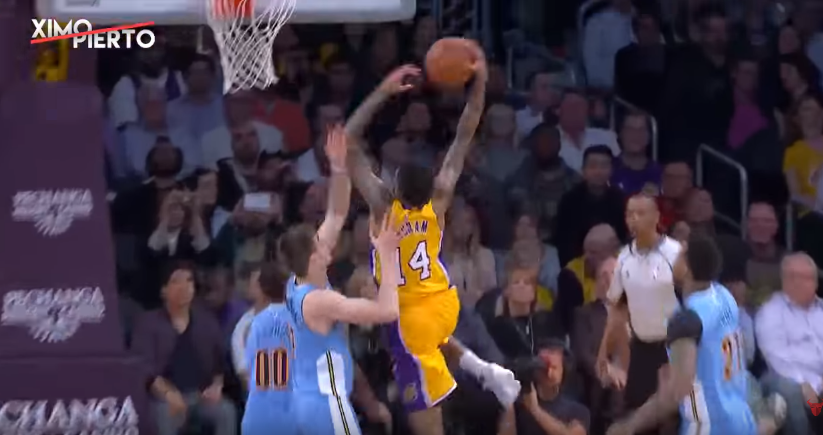 Brandon Ingram remonte la balle, crosse et dunke sur Juan Hernangomez