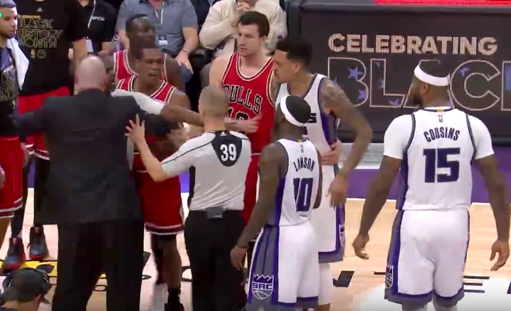 Vive altercation entre les Bulls et les Kings, un assistant dans le lot