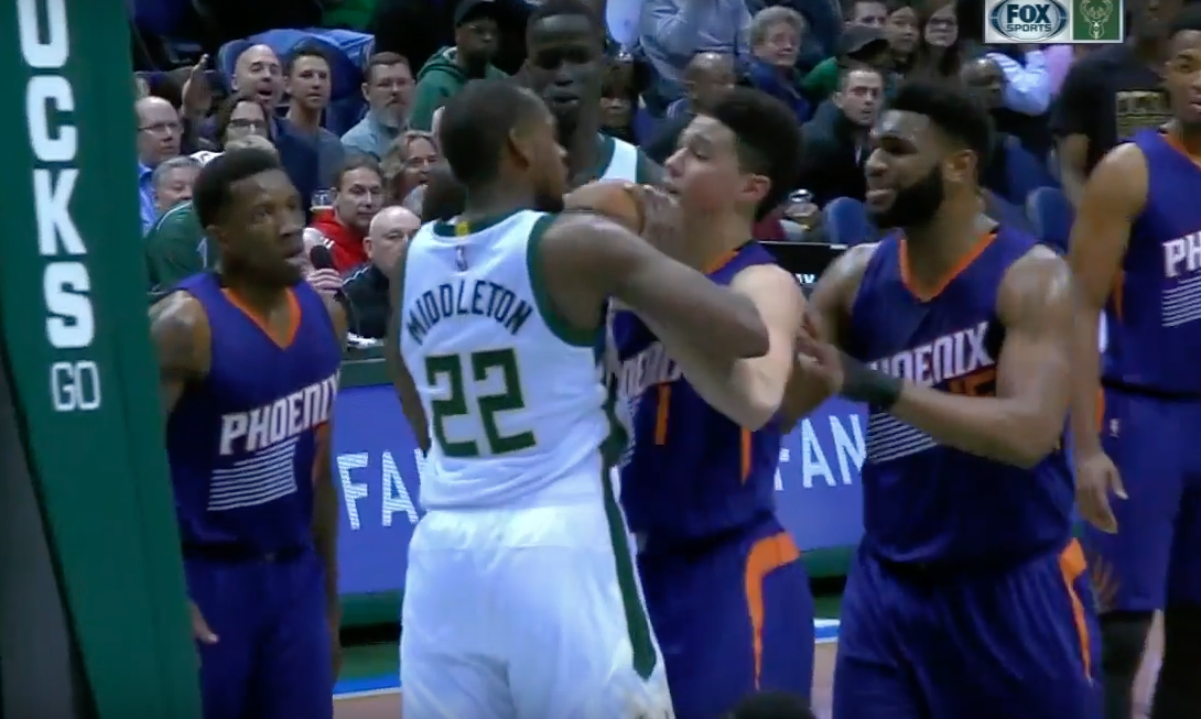 Fight : C’était chaud entre les Suns et les Bucks !