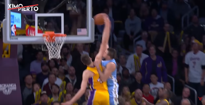 Le poster de Danilo Gallinari sur Ivica Zubac est d’une extrême violence
