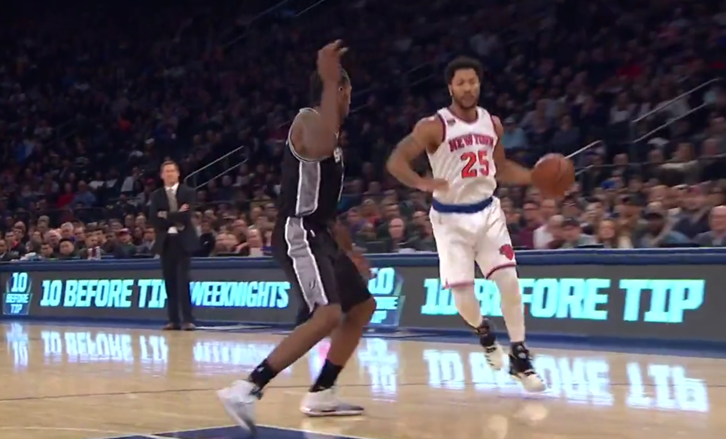 Derrick Rose va trop vite, même pour Kawhi Leonard