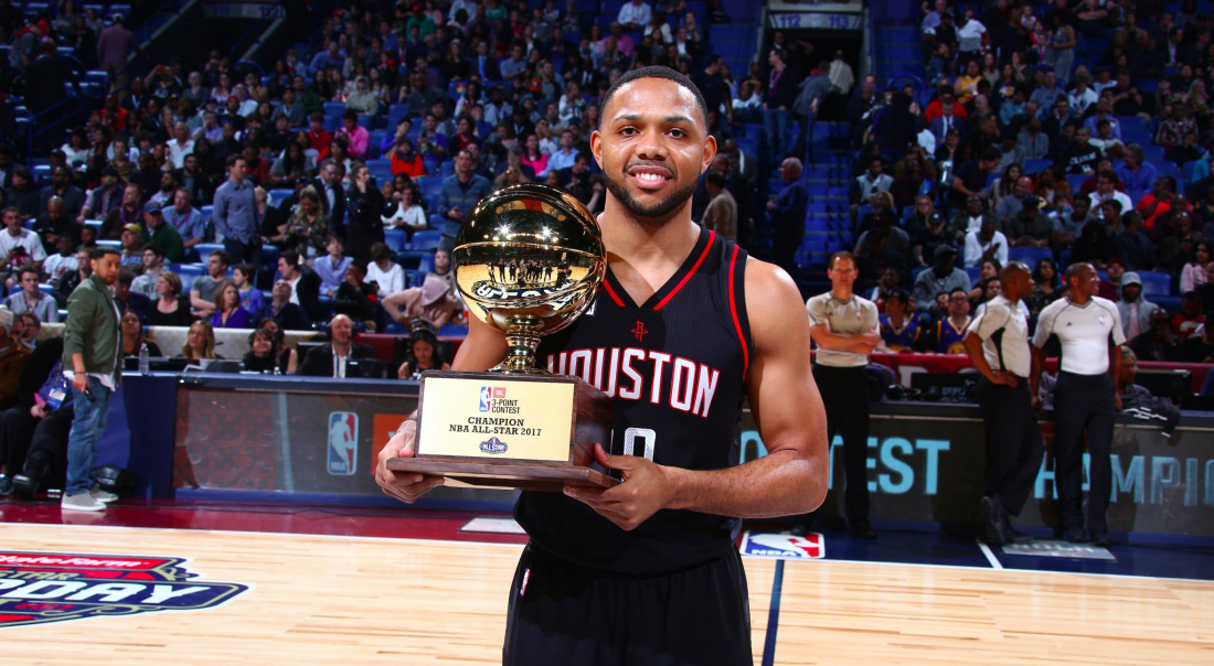 Concours à 3 points : Klay Thompson se rate, Eric Gordon vainqueur !